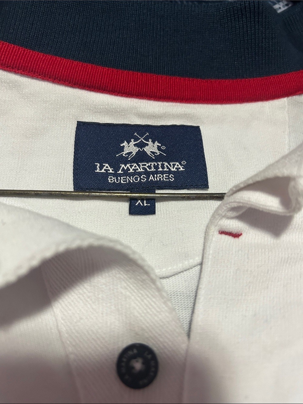 SnowPolo x Maserati White Long-Sleeve Polo Shirt - Picture 2 of 2